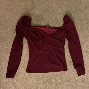 Cropped Long sleeve top